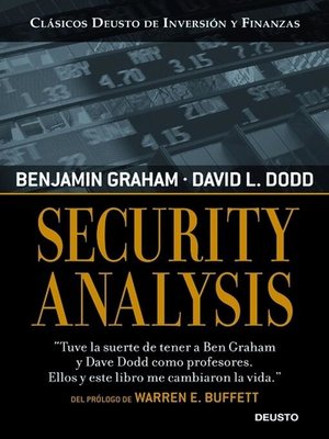 cover image of Security Analysis